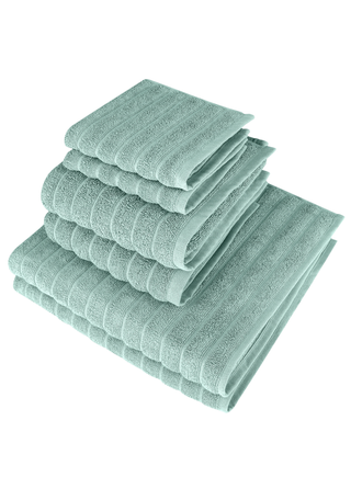 Robyn 6 Piece Towel Set Spa Green