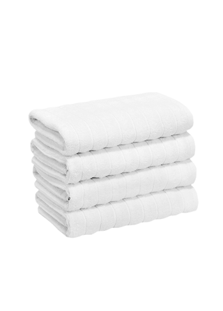 Robyn 4 Piece Hand Towel Set 20x32" White