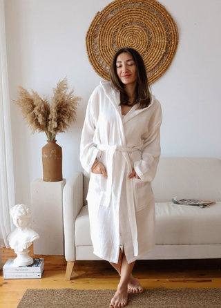 Muslin Robe White