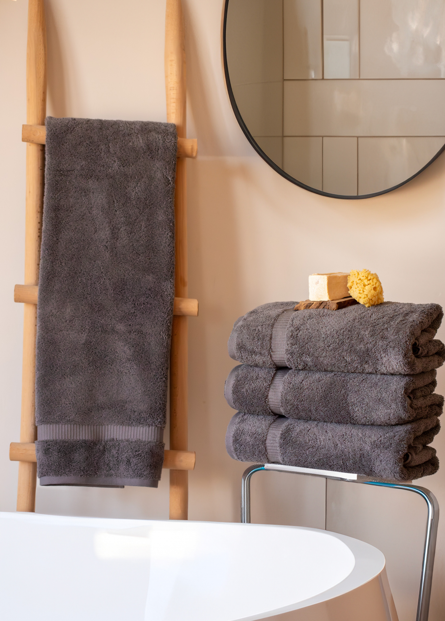 Areca 4 Piece Bath Towel Set 27x54