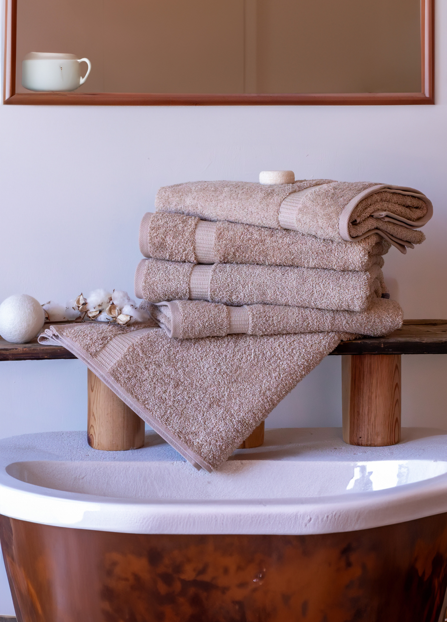 Areca 6 Piece Hand Towel Set 16x30