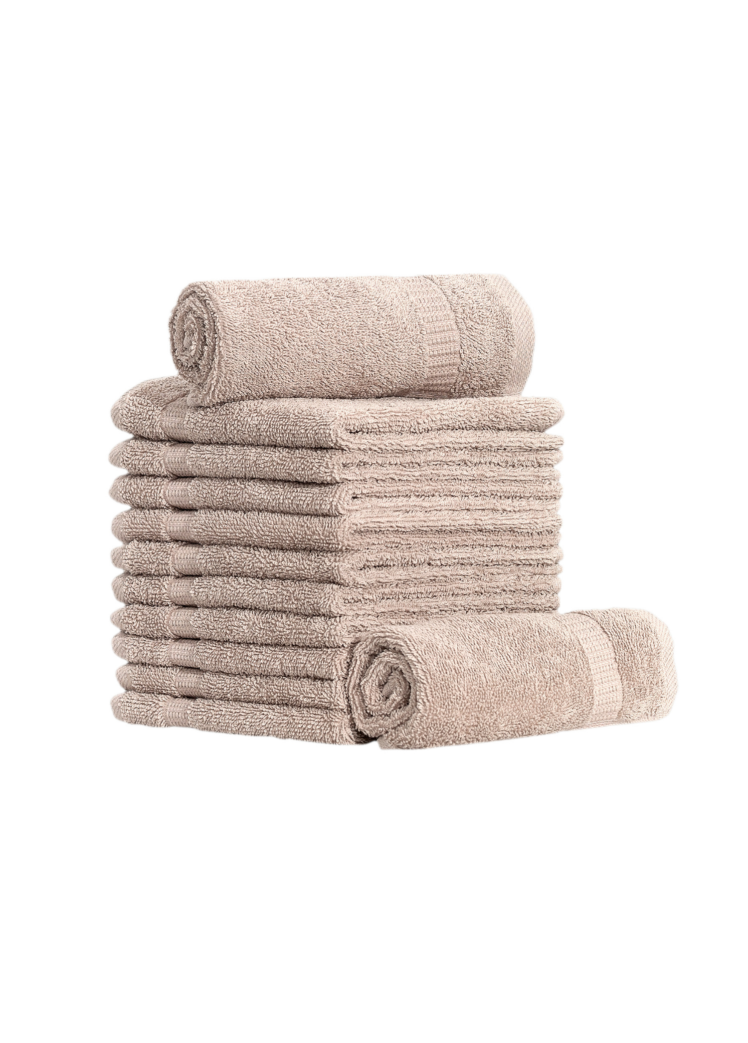 Areca 12 Piece Wash Cloth Set 13x13