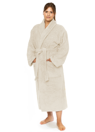 Shawl Terry Robe Ivory