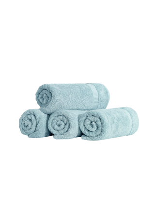 Areca 4 Piece Bath Towel Set 27x54" Spa Green