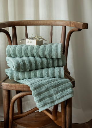 Robyn 4 Piece Hand Towel Set 20x32" Spa Green