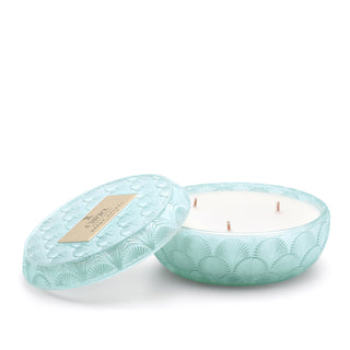 Azure Breeze Glass Bowl Candle