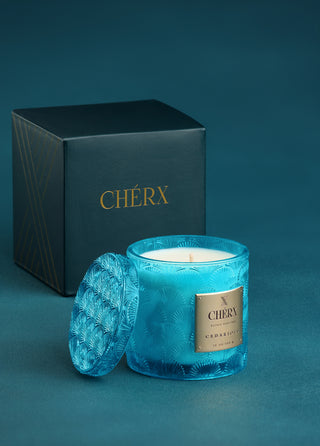 Cedarious Glass Jar Candle