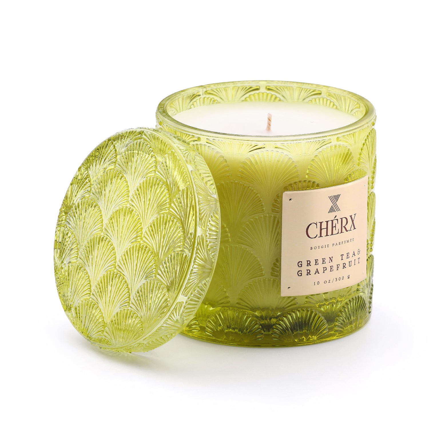 Green Tea & Grapefruit Glass Jar Candle