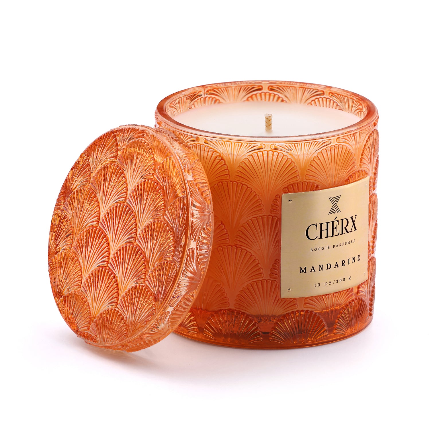 Mandarine Glass Jar Candle