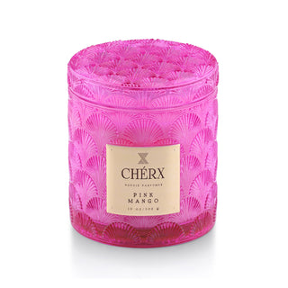 Pink Mango Glass Jar Candle