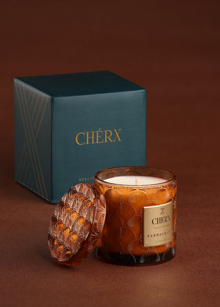 Sandalwood Glass Jar Candle